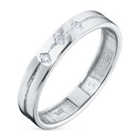 Кольцо из серебра с бриллиантами э0601кц05152200
