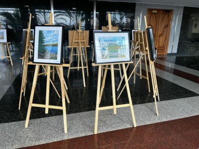 Выставка детского творчества «Люблю тебя, родной мой край»