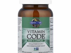 Garden of Life, Vitamin Code, Raw K-Complex, комплекс витаминов K, 60 веганских капсул