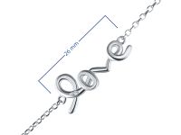 Браслет из серебра с бриллиантом э0601бр05184400