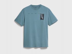 Футболка с принтом, Зеленый