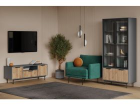 ТВ-тумба Леванте 147x55 Графитовый