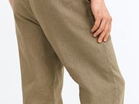 Брюки изо льна, Бежевый