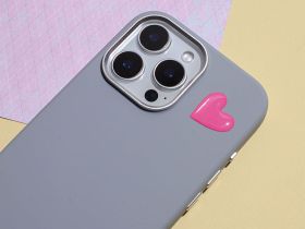 Наклейка VLP 3D розовое сердце