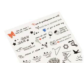 Наклейка-тату MESHU "Joy", 23*13 см, инд. уп., европодвес