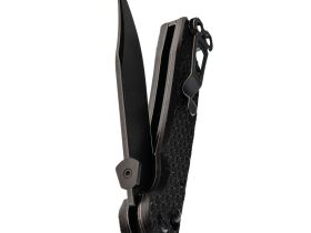 Складной нож Daggerr Pike All Black DL, сталь 8Cr14MoV, рукоять термопластик FRN, черный