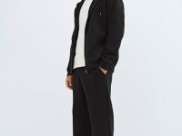 Базовая толстовка на молнии, Черный