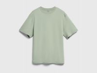 Футболка из гладкого хлопка, Зеленый