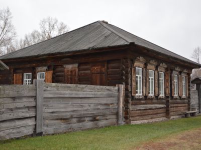 Дом, где жил в ссылке путиловский рабочий О.А. Энгберг, у которого Ленин  Владимир Ильич неоднократно бывал