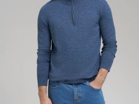 Джемпер прямого кроя из хлопка