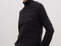 Джемпер свободного силуэта с шерстью