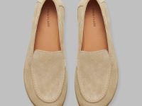 Лоферы из натуральной замши