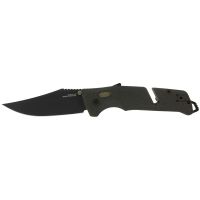 Полуавтоматический складной нож SOG Trident AT Olive Drab, сталь D2, рукоять GRN