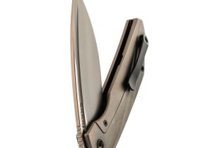 Складной нож TUOTOWN RT-Stinger Stonewash, сталь T14N, рукоять Grey Ti