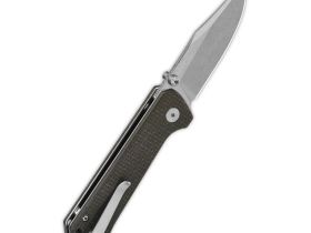 Складной нож QSP Grebe, сталь Sandvik 14C28N, рукоять микарта, коричневый