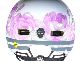 Nutcase Шлем защитный Nutcase Street Delicate Flower, цвет Белый-Розовый, ростовка S