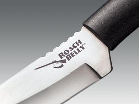 Нож с фиксированным клинком Cold Steel Roach Belly, сталь 1.4116, рукоять полипропилен, черный