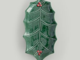 Блюдо Зеленый лист/Foglia Verde III