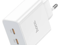 Сетевое зарядное устройство Hoco (C108A) Leader PD 35W/QC3.0 charger (EU) (белый)
