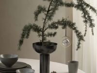 Blomus Набор из 4 елочных украшений "Шар" 8,5 см Smoke Kitai Blomus