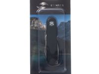 Нож перочинный Stinger 90 мм, 10 функций, черный, в блистере