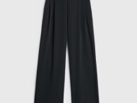 Широкие брюки с эластичным поясом, Черный