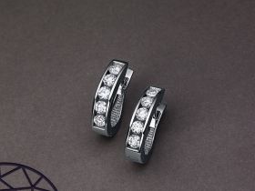 Серьги из белого золота э4712сг03135900