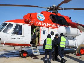 После капремонта в Якутию вернулся вертолет Ми-8МТВ