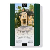 Скетчбук для акварели Малевичъ "Monet" A5 30 л 230 г, среднее зерно, темно-зеленый