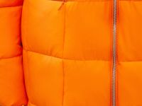 Стеганое утепленное пальто с капюшоном