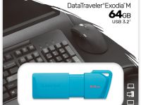 USB-накопитель Kingston DataTraveler Exodia M 64GB USB 3.2 Gen 1 голубой
