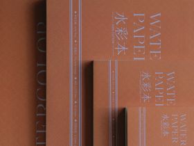 Альбом -склейка для акварели Potentate 390x540 мм 16 л 400 г, 100%, среднее зерно, оранжевый