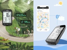 Cycplus Велокомпьютер Cycplus M1 16 функций, цвет Черный