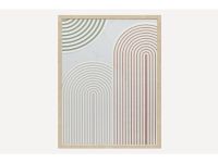 Картина Рельеф-2 Арки Терракотовый 45x60