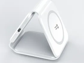 Беспроводное зарядное устройство WIWU M6 Power Air 15W 3 в 1 для смартфона/Apple Watch/AirPods (белый)