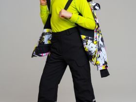 Куртка текстильная с полиуретановым покрытием для девочек