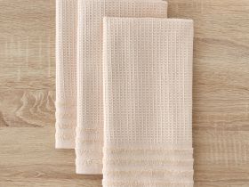 Комплект махровых полотенец Laura, бежевый