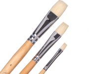 Набор кистей щетина Sonnet, №6 3 шт: (плоская №2, 6, 8)