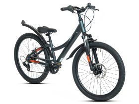 Подростковый велосипед Stels Turbo 430 MD 24, год 2026, цвет Серый, ростовка 11.5