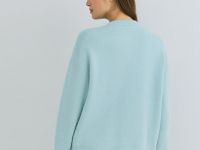 Кардиган из мягкой пряжи, Зеленый