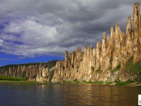 "Золотые Скалы реки Синяя". Синские, Ленские Столбы