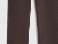 Прямые джинсы со средней посадкой, Коричневый