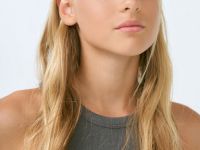 Майка со стразами для девочек, Серый