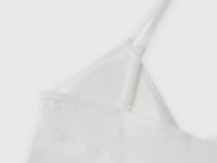 Базовый топ с вкладышами, Белый