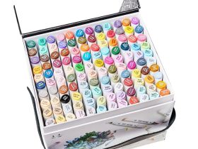 Набор спиртовых маркеров Малевичъ "GrafArt Brush" Максимальный, 120 цветов
