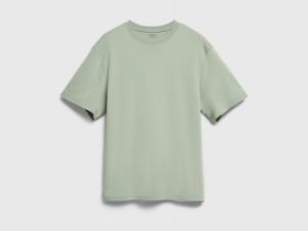 Футболка из гладкого хлопка, Зеленый