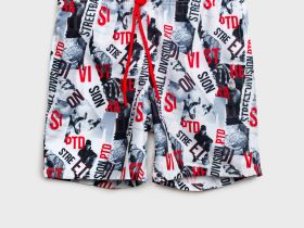 Шорты текстильные плавательные для мальчиков, длинные