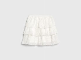 Юбка из воздушного кружева для девочек, Бежевый