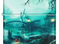 Зажигалка ZIPPO Graveyard с покрытием 540 Matte, латунь/сталь, разноцветная