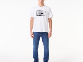Мужская футболка Lacoste классического кроя
